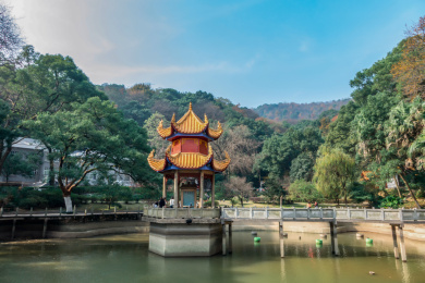 湖南长沙岳麓山岳王亭