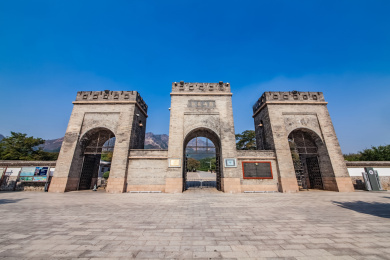 河北省山海关市角山长城建筑景观