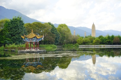 云南 大理 三塔 崇圣寺