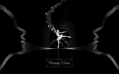 混合艺术银色音乐舞蹈海报