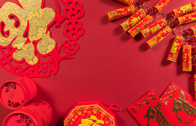 中国传统过年元素