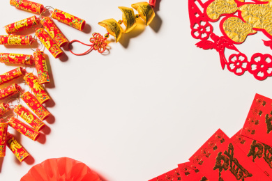 中国新年元素摆件