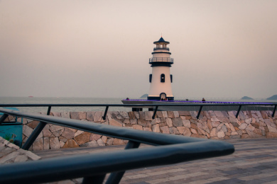 珠海情侣路灯塔 珠海