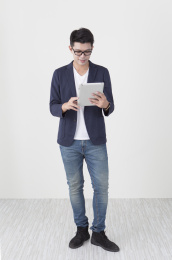 男性,平板电脑,