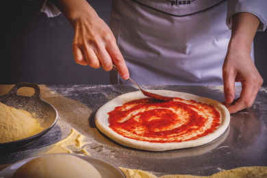 披萨 制作过程 披萨制作