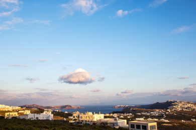 希腊爱琴海 圣托里尼岛 