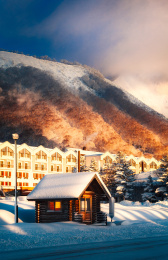 日本北海道雪景风光