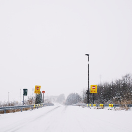 日本北海道雪景风光