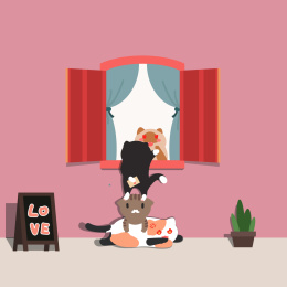 love letter  表白的喵星人