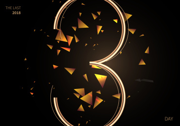 黑色数字碎片海报