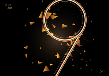 黑色数字碎片海报