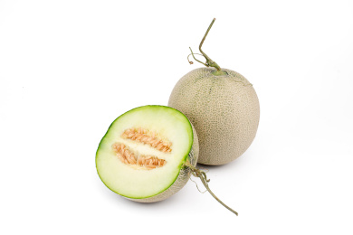 千觅网纹瓜美食特写