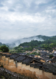中国福建三明市尤溪县桂峰村风光