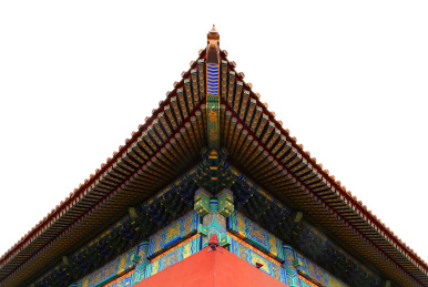 北京故宫 紫禁城的风景  屋檐 砖瓦 