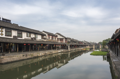 浙江西塘古镇风光