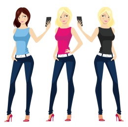 青春靓丽的少女们