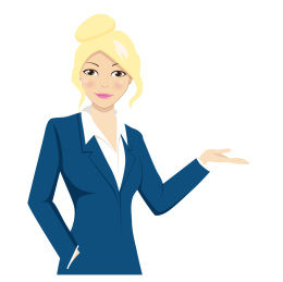 年轻的金发的职业女性