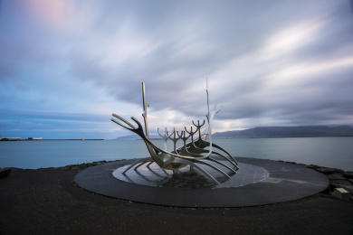 雷克雅未克的维京海盗船雕塑 _站酷海洛_正版图片_视频_字体_音乐素材
