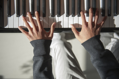 弹钢琴 乐师 演奏者