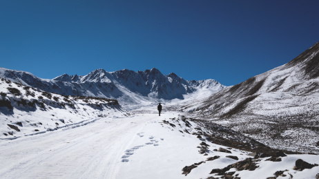 冰天雪地自然风光