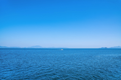 美丽平静的大海 平静