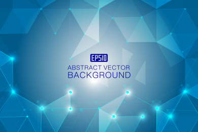 点、线、面构图科技抽象矢量背景