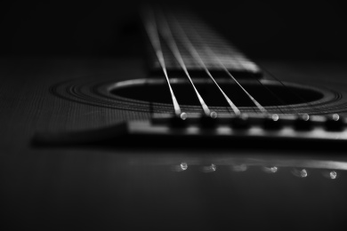 吉他 吉他 乐器 黑白