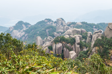福建宁德太姥山风光