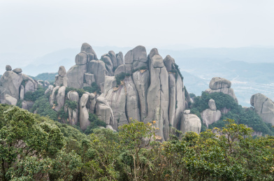 福建宁德太姥山风光
