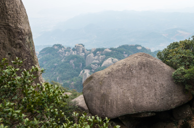 福建宁德太姥山风光