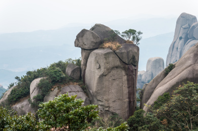 福建宁德太姥山风光