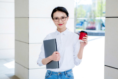 工作状态的白领女性