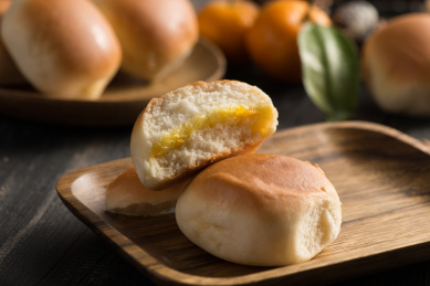 面包面点小馒头豆沙包奶油包