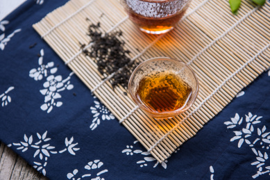茶静物特写