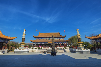 无锡灵山大佛景区千年古刹祥符禅寺