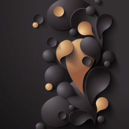 抽象元素组合水滴