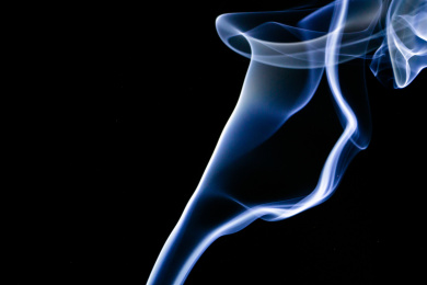 形态各异的彩色烟雾