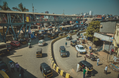 印度孟买达拉维贫民窟建筑