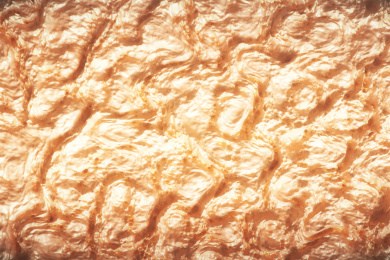 老化干裂皱纹等肌肤问题，皮肤特写，抽象褶皱的背景。