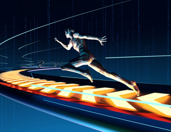 未来人类科技，网络数据传输，科技速度 