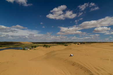 沙漠自然风光照片 沙漠