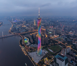 广州城市风光，广州塔