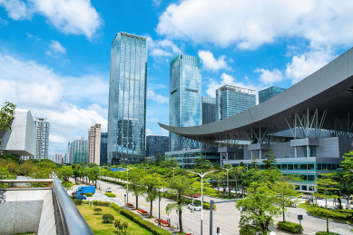 深圳市民中心商业写字楼建筑群/深圳cbd商圈