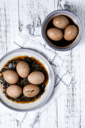 茶叶蛋美食特写