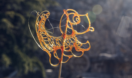 中国糖人小狗形状