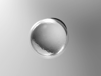 3D三维异次元度灰色流体星球质感艺术壁纸背景素材