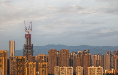 成都市区建筑风光 