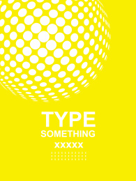 立体点状球形海报素材