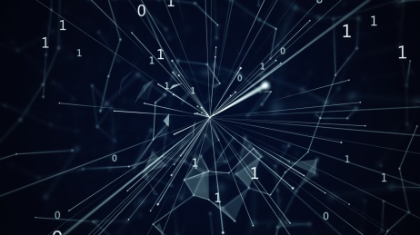 大数据区块链科技科学背景图片