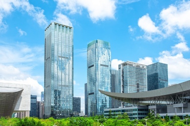 深圳市民中心商业写字楼建筑群/深圳cbd商圈